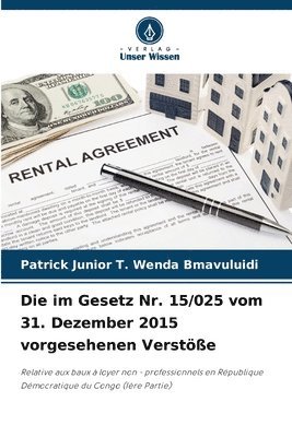 bokomslag Die im Gesetz Nr. 15/025 vom 31. Dezember 2015 vorgesehenen Verste