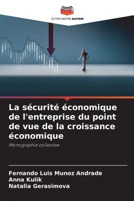 bokomslag sécurité économique de l'entreprise du point de vue de la croissance économique