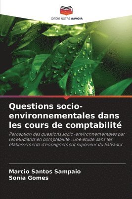 bokomslag Questions socio-environnementales dans les cours de comptabilit