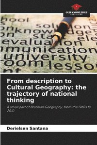 bokomslag From description to Cultural Geography