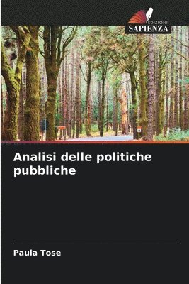 bokomslag Analisi delle politiche pubbliche