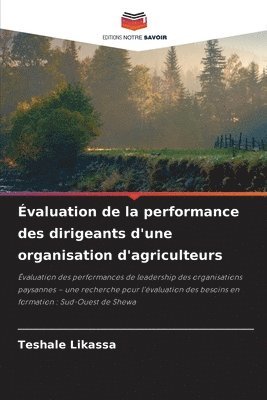 bokomslag valuation de la performance des dirigeants d'une organisation d'agriculteurs