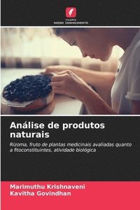 bokomslag Anlise de produtos naturais