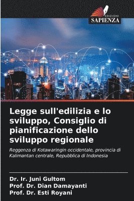 bokomslag Legge sull'edilizia e lo sviluppo, Consiglio di pianificazione dello sviluppo regionale