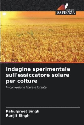 bokomslag Indagine sperimentale sull'essiccatore solare per colture