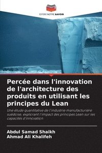 bokomslag Perce dans l'innovation de l'architecture des produits en utilisant les principes du Lean