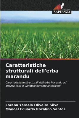 Caratteristiche strutturali dell'erba marandu 1
