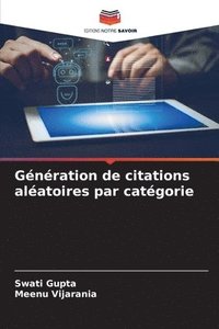 bokomslag Gnration de citations alatoires par catgorie
