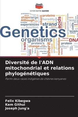 bokomslag Diversit de l'ADN mitochondrial et relations phylogntiques