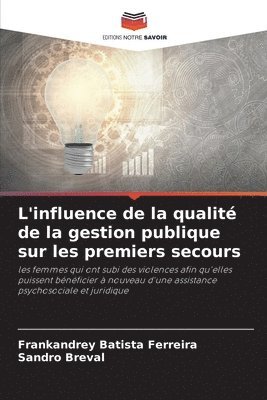 bokomslag L'influence de la qualit de la gestion publique sur les premiers secours