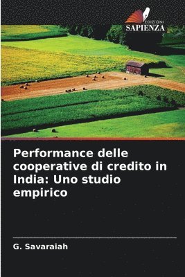 bokomslag Performance delle cooperative di credito in India