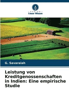 bokomslag Leistung von Kreditgenossenschaften in Indien