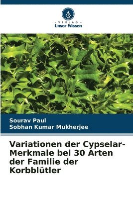 bokomslag Variationen der Cypselar-Merkmale bei 30 Arten der Familie der Korbbltler