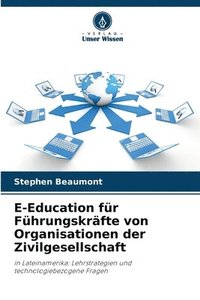 bokomslag E-Education fr Fhrungskrfte von Organisationen der Zivilgesellschaft