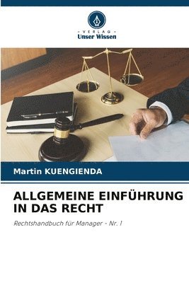 Allgemeine Einfhrung in Das Recht 1