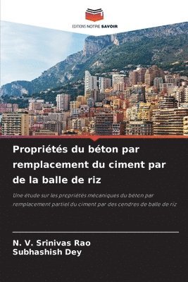 bokomslag Proprits du bton par remplacement du ciment par de la balle de riz