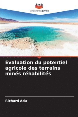 bokomslag valuation du potentiel agricole des terrains mins rhabilits