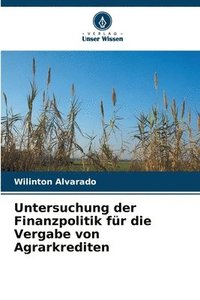 bokomslag Untersuchung der Finanzpolitik fr die Vergabe von Agrarkrediten