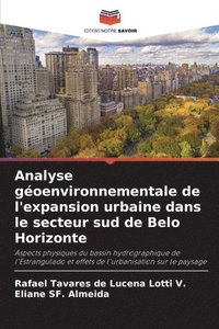 bokomslag Analyse géoenvironnementale de l'expansion urbaine dans le secteur sud de Belo Horizonte