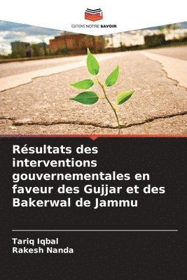 bokomslag Rsultats des interventions gouvernementales en faveur des Gujjar et des Bakerwal de Jammu