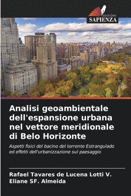 bokomslag Analisi geoambientale dell'espansione urbana nel vettore meridionale di Belo Horizonte
