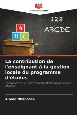 La contribution de l'enseignant  la gestion locale du programme d'tudes 1