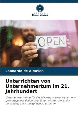 bokomslag Unterrichten von Unternehmertum im 21. Jahrhundert