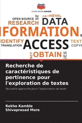 bokomslag Recherche de caractristiques de pertinence pour l'exploration de textes