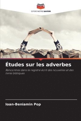 bokomslag tudes sur les adverbes