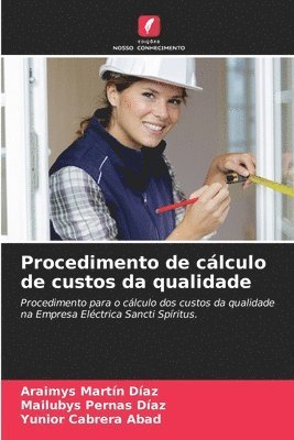 bokomslag Procedimento de clculo de custos da qualidade