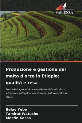 bokomslag Produzione e gestione del malto d'orzo in Etiopia