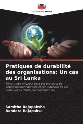 bokomslag Pratiques de durabilit des organisations