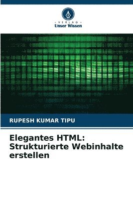 bokomslag Elegantes HTML