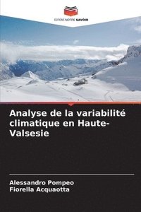 bokomslag Analyse de la variabilit climatique en Haute-Valsesie