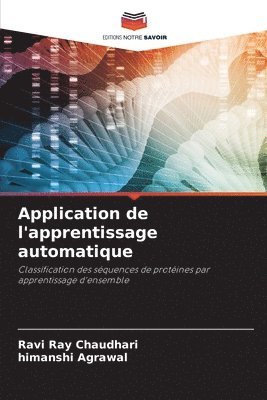 bokomslag Application de l'apprentissage automatique