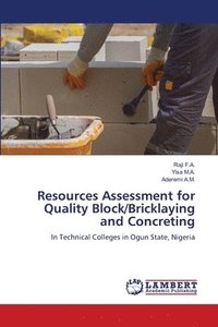 bokomslag Resources Assessment for Quality Block/Bricklaying and Concreting