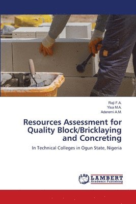 bokomslag Resources Assessment for Quality Block/Bricklaying and Concreting