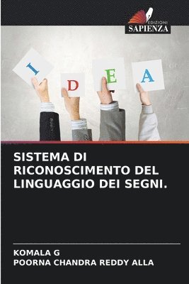bokomslag Sistema Di Riconoscimento del Linguaggio Dei Segni.