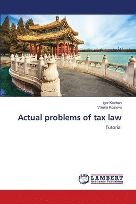 Actual problems of tax law 1