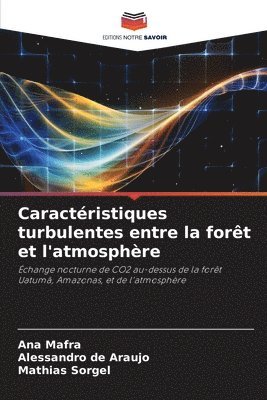 Caractristiques turbulentes entre la fort et l'atmosphre 1