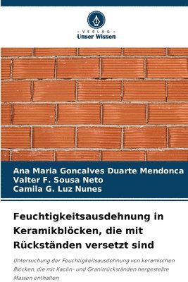 bokomslag Feuchtigkeitsausdehnung in Keramikblcken, die mit Rckstnden versetzt sind