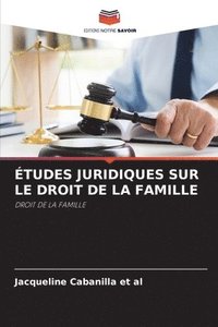 bokomslag tudes Juridiques Sur Le Droit de la Famille