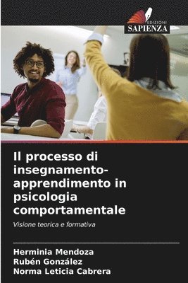 bokomslag Il processo di insegnamento-apprendimento in psicologia comportamentale