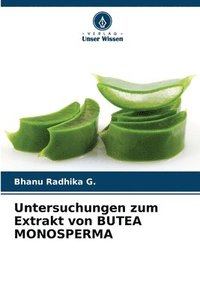 bokomslag Untersuchungen zum Extrakt von BUTEA MONOSPERMA