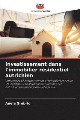 bokomslag Investissement dans l'immobilier rsidentiel autrichien