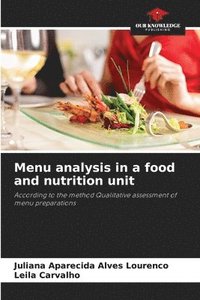bokomslag Menu analysis in a food and nutrition unit