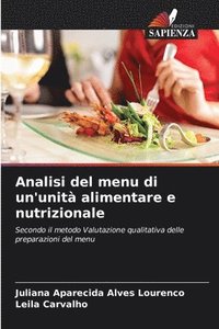 bokomslag Analisi del menu di un'unit alimentare e nutrizionale