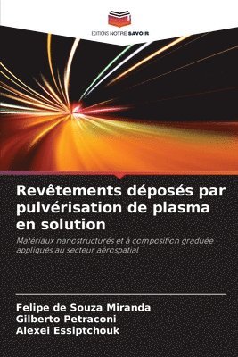 bokomslag Revtements dposs par pulvrisation de plasma en solution