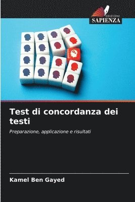 bokomslag Test di concordanza dei testi