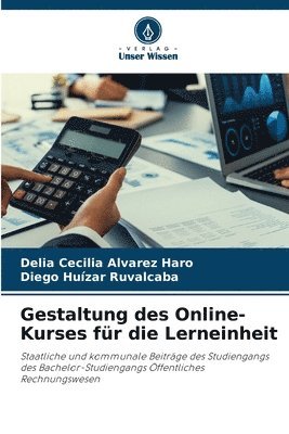 bokomslag Gestaltung des Online-Kurses fr die Lerneinheit